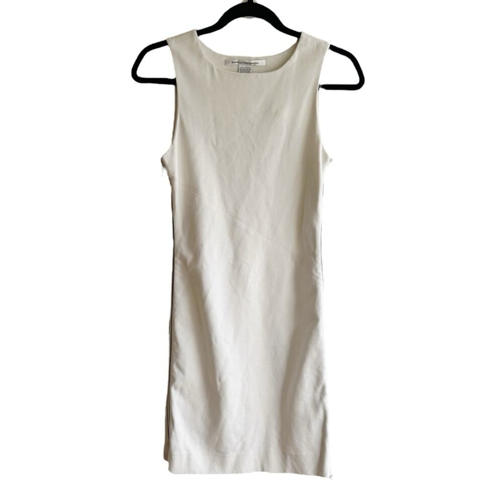 Diane Von Furstenberg ‘Leigh’ Stretch Sheath Dress with Exposed Side Zipper Sz 0